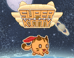 Flappy Super Kitty HTML5 Game