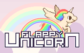 Flappy Unicorn HTML5 Game