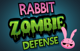 Rabbit Zombie Defense HTML5 Game