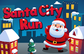 Santa City Run HTML5 Game