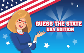 Guess the USA State HTML5 Game