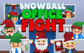 Snowball Office Fight HTML5 Game