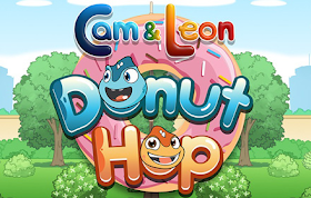 Cam & Leon Donut Hop HTML5 Game