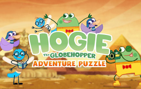 Hogie The Globehoppper Adventure Puzzle HTML5 Game