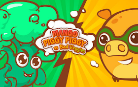 Mango Piggy Piggy vs Bad Veggies HTML5 Game