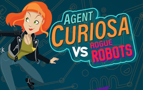 Agent Curiosa Vs Rogue Robots HTML5 Game