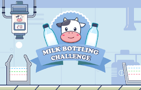 Milk Bottling Challenge HTML5 Game