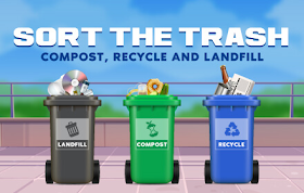 Sort Trash Drag & Drop HTML5 Game