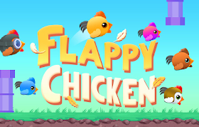 Flappy Chicken HTML5 Game