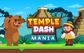 Temple Dash Mania HTML5 Game